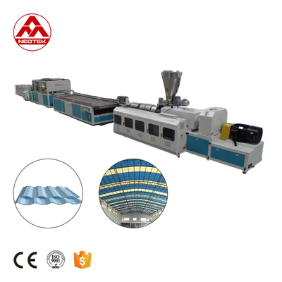 380V 50hz Linea di estrusione di fogli di PVC con 156 1 perno L/D