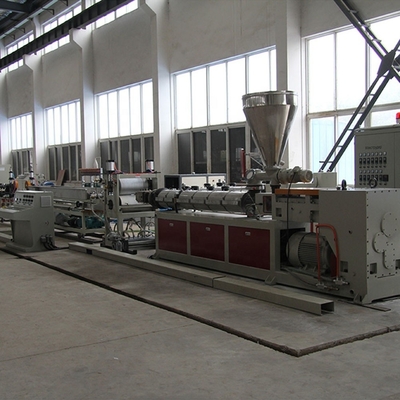 250kW Granuli di potenza Piastrelle di tetto Pvc Profile Sheet Extrusion Line Plastic Twin Screw Machine