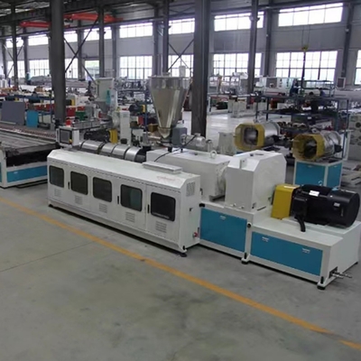 Impianto di fabbricazione macchina automatica per la fabbricazione di fogli vuoti in Pvc a doppia vite