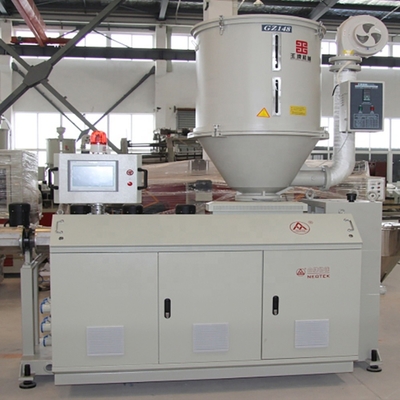 60kW di potenza Co-rotante conico a doppia vite Plastic Extruder Machine per la fabbricazione di tubi in PVC