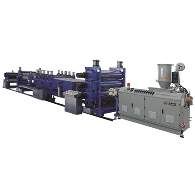 36 giri al minuto Velocità di vite PVC corrugato macchina di produzione di materiali da costruzione linea di estrusione