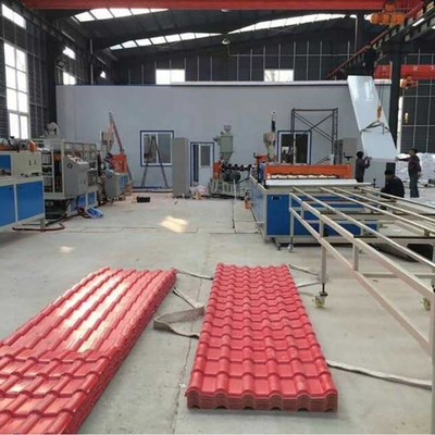 Impianto di fabbricazione a doppia vite Linea di estrusione per la produzione di piastrelle vetrate con disegno