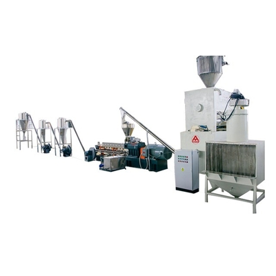 Linea di estrusione WPC a base di PP PE con doppia vite conico con rotante con 156 1 vite L/D