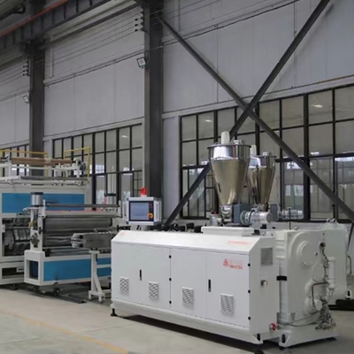 Macchina di estrusore per tetti in plastica automatico per granuli e mattoni