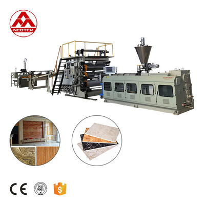 Impianto di fabbricazione PVC Fux Marmo Linea di estrusione foglio2 per le esigenze del cliente