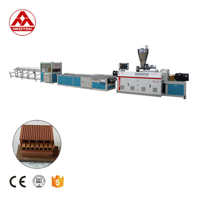 YF240 PP PE Base WPC linea di estrusione con 12800 KG Capacità e 32,9 rpm velocità di vite