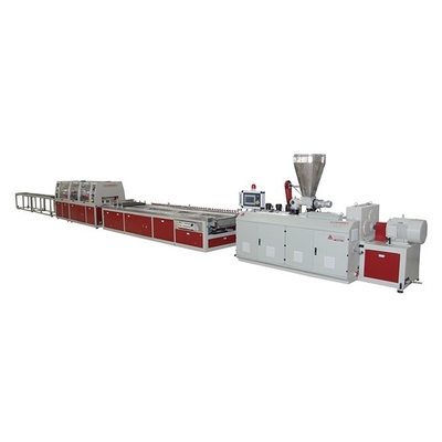 Linea di estrusione in PVC a doppia vite in PVC a co-rotante conico a 1 vite L/D