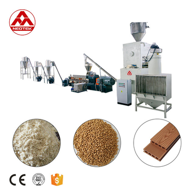 380V 50hz PP PE Linea di estrusione per la pelletizzazione del legno per impianti di produzione