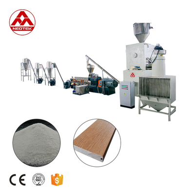 38CrMoALA Materiale a vite PP PE Legno Compounding Pelletizing Extrusion Line per la produzione