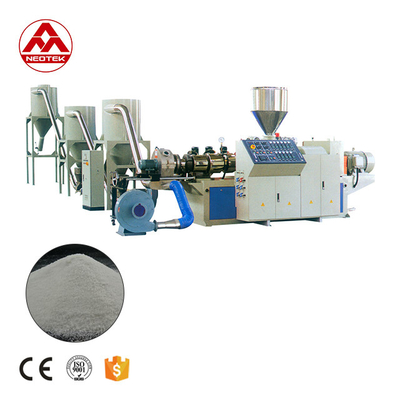 Consumo Pelletizzatore WPC a base di PVC con tensione di 380V 50hz e rapporto L/D di 188 1 viti