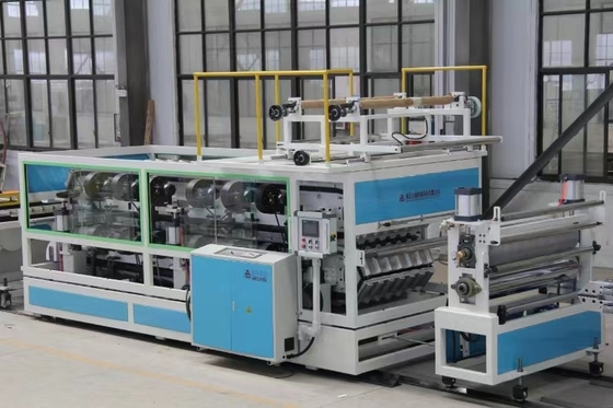 Linea di estrusione di piastrelle di tetto in PVC a doppia vite conica di plastica