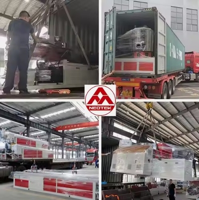 Linea di produzione di fogli di schiuma in PVC con motore SIEMENS come motore principale